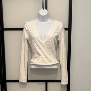 Princess Polly white long sleeve top